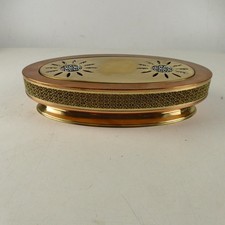 Vintage Stövchen Rechaud Kupfer Messing 60er Jahre Mid Century P-1933