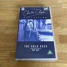 The Charlie Chaplin Collection The Gold Rush and Featuring Pay Day VHS