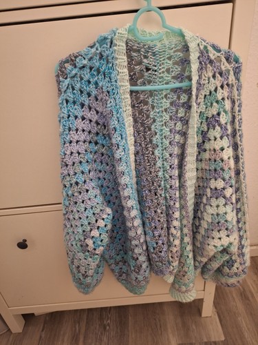 Häkeljacke hexagon cardigan - häkeljacke,