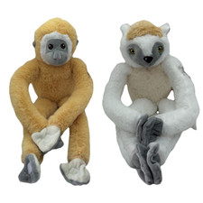 Affe mit Klett Plüsch