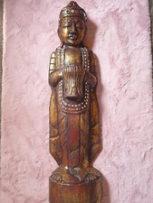 Big buddha holz figur feng - big,