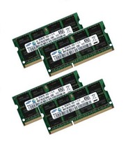 4x 8GB 32GB DDR3 RAM 1333 MHz für Dell Precision M6500 - Samsung PC3-12800