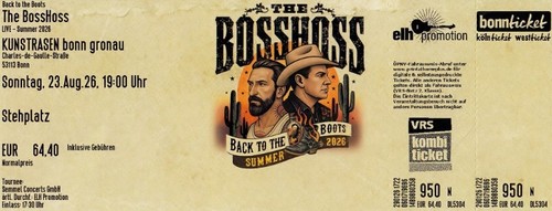 Bosshoss back the boots - to,