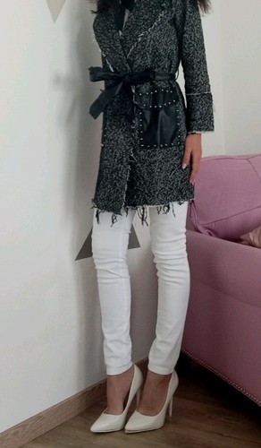 Damen mantel bouclé - damen, ❤️