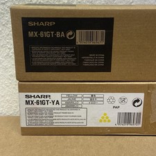 2x Original SHARP MX-61GT-BA +