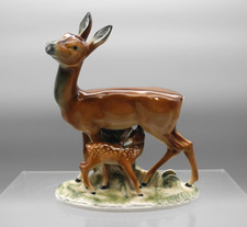 Antik Porzellan Figur  'Reh