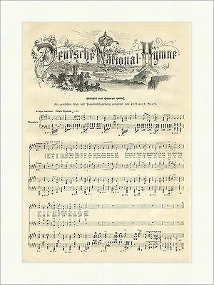 Deutsche national hymne noten - hymne,