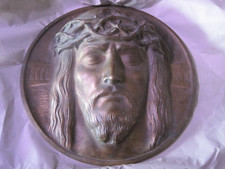 "Skulptur" Reliefplatte rund