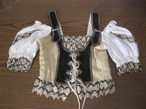 Trachtenmieder corsage bluse - trachtenmieder,