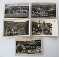 BAD GOTTLEUBA Sachsen Postkarten Lot 5 x alte Ansichtskarte ungelaufen ~1940/55