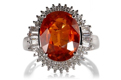 Ring granat spessartin ct - 5,21,