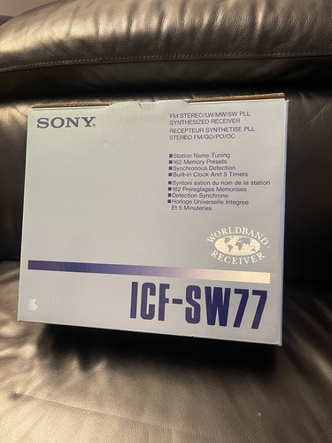 Neu sony icf sw77 - sony, worldband