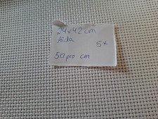 5 Stücke Aida-Stoff weiß, je