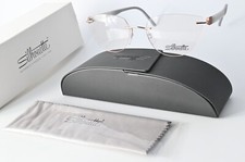 SILHOUETTE Brille 5506 DL 3635 53-17 140 Titan Randlos Katzenaugen OVP Austria