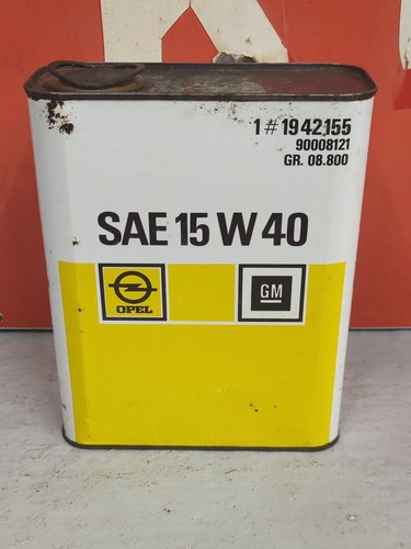 Oldtimer opel 15w40 öl - gm,