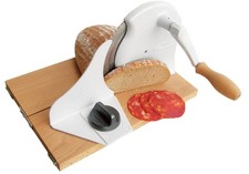 Manuelle Brotschneidemaschine, Klappbar, Zwingenbefestigung, Metall, Solingen