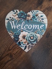 Holzschild,  Willkommenschild