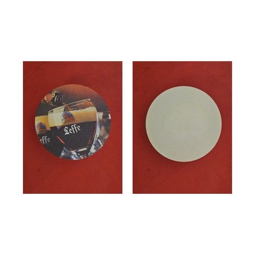 Leffe glas brauerei bierdeckel - leffe,