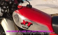 Yamaha Xt Tt 500 Red Chrome
