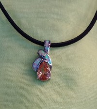 Morganit Silberanhänger