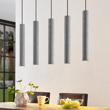 Lindby Concretto Pendelleuchte Hängeleuchte Deckenlampe Lampe 5-flmg GU10 g273