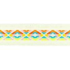 Fransenborte neon off white