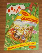 Seltene Werbung MAGGI Gemüsesuppe Dagobert & Donald Duck 1992