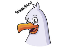 Möwe Moin Lüüd Maritim