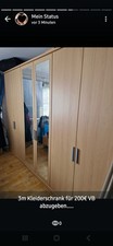 Top  -3m langer Schlafzimmer Kleiderschrank -  6 Türig - mit Spiegel 