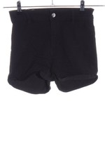 H&M DIVIDED Jeansshorts Damen Kurze Hose Gr. DE 36 schwarz Casual-Look