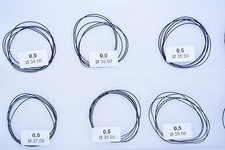 1x O Ring Armbanduhren deckel dichtung Schnurstärke 0.5 mm wasserdicht ring