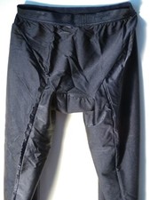SWISS MADE Fogal Luxus Glanz Strumpfhose Gr S dunkelblau m. Naht !