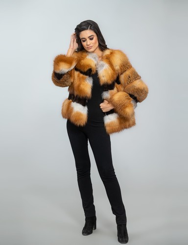 Kanadische rotfuchsfelljacke - kanadische,