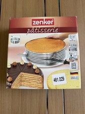 Zenker Patisserie Tortenboden-Schneidhilfe Tortenschneider Edelstahl Ø 26 /28 cm