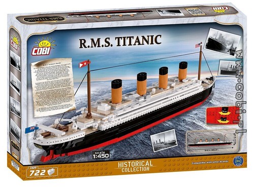 Cobi blocks titanic 722 - blocks,