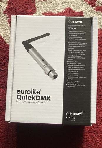 Eurolite quickdmx wireless - wireless, xlr