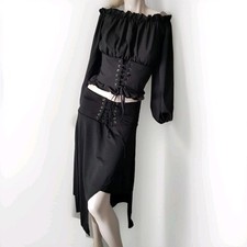 Schwarzer sexy Rock Spanierin