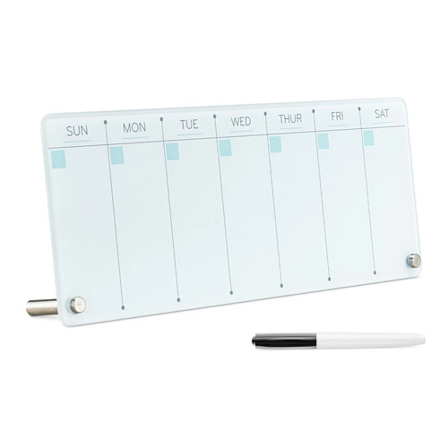 Wochenplaner aus glas - wochenplaner, trocken