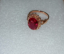 Gold 583 Ring mit Rubin