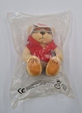 Coca-Cola Bär in Kleidung, Mütze und Cola Flasche ca.11cm Stofftier Kuscheltier