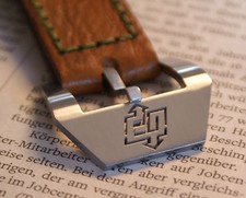 24 mm Uhren-Schließe  Buckle f Leder Ammo Vintage Straps Uhren Armband 