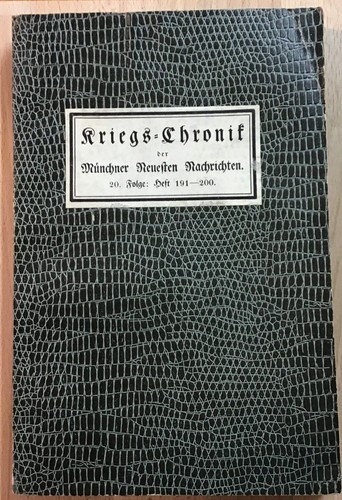 Kriegs chronik der münchner - kriegs-chronik,