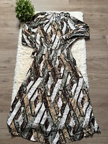 Damen maxikleid mehrfarbig - damen,
