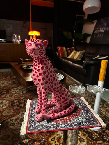 Leoparden figur vintage retro - leoparden,