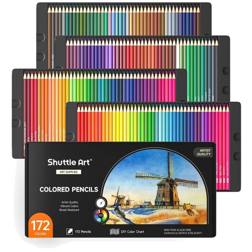Buntstifte set 172 farben - buntstifte,
