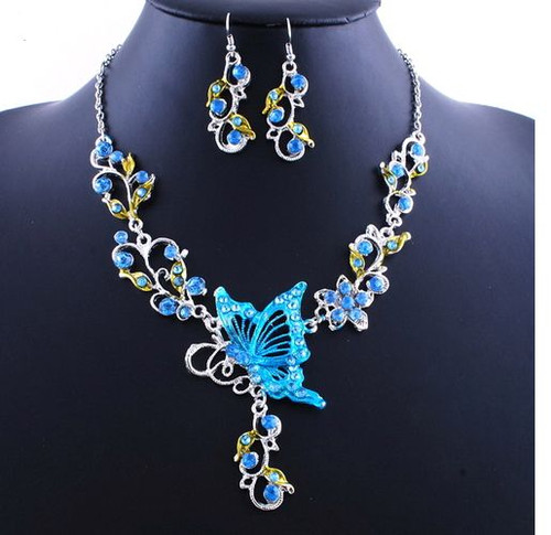 Schmetterling set türkis blau - tÜrkis,