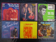 THE SWEET, BEACH BOYS, Mark Knopfler 7" :   6 Leercover ohne Vinyl gebraucht