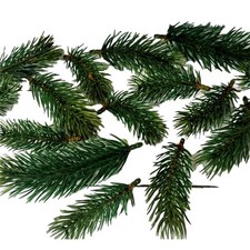 15x Tannenspitze Tannengrün Grün Kunsttanne Tanne Advent basteln