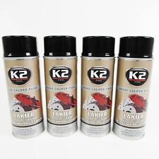 4x K2 Bremssattellack schwarz