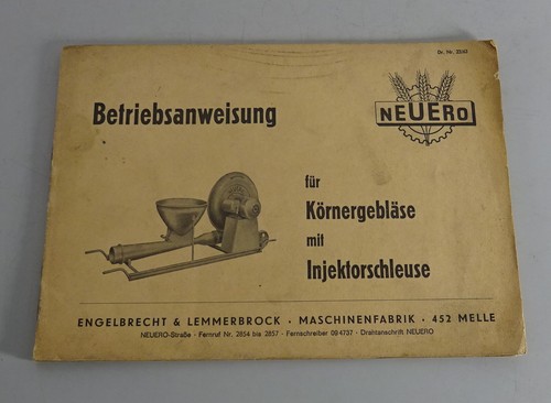 Betriebsanleitung neuero - betriebsanleitung,